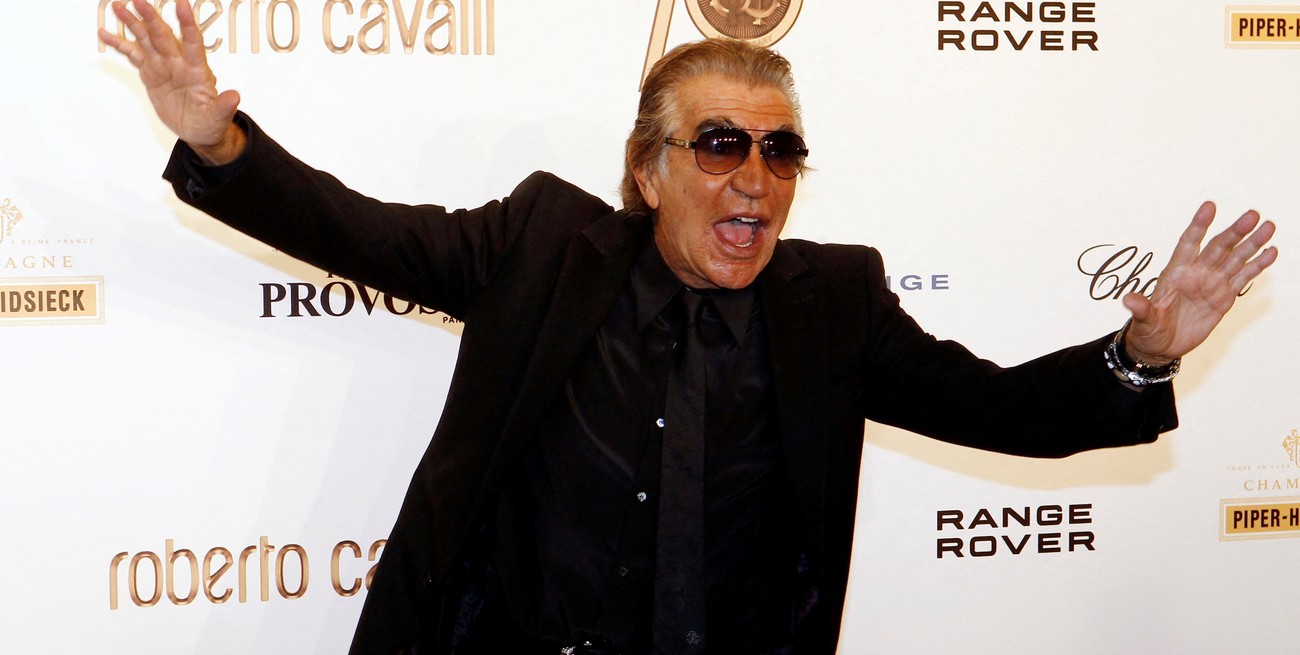 Murió el diseñador italiano Roberto Cavalli