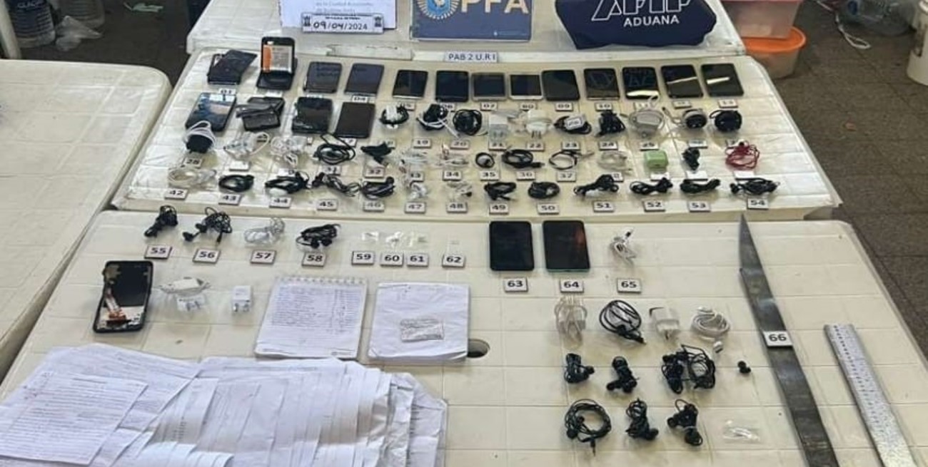 Última llamada: la Policía Federal secuestró 42 celulares de una banda de drogas sintéticas