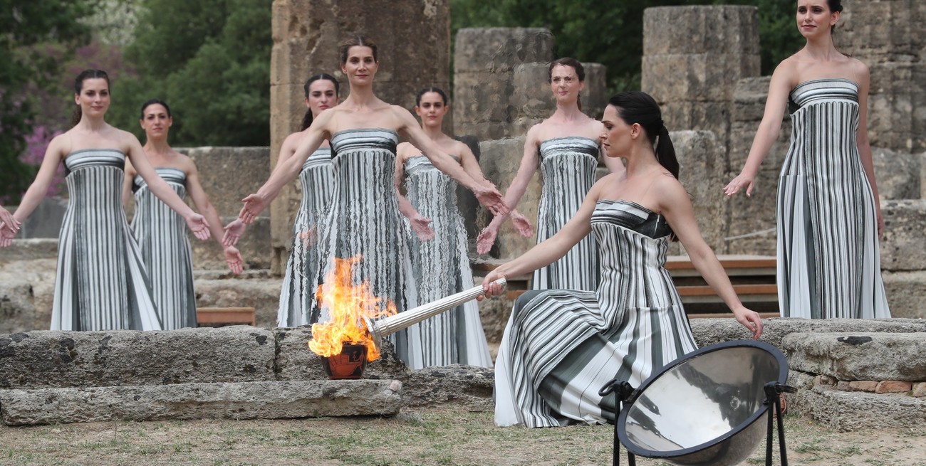 Se encendió la llama olímpica camino a los Juegos Olímpicos de París 2024