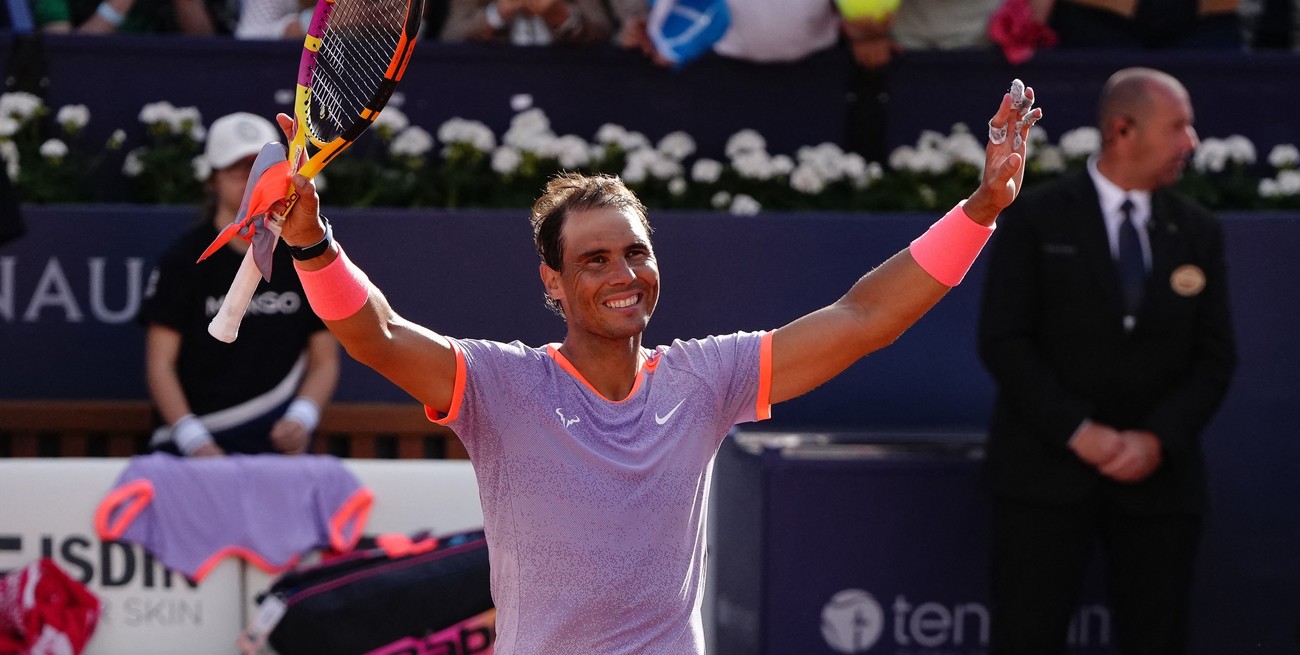 Nadal volvió con un contundente triunfo en el ATP de Barcelona