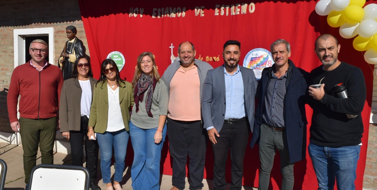 Se inauguraron nuevos espacios en la Escuela de barrio Las Lomas