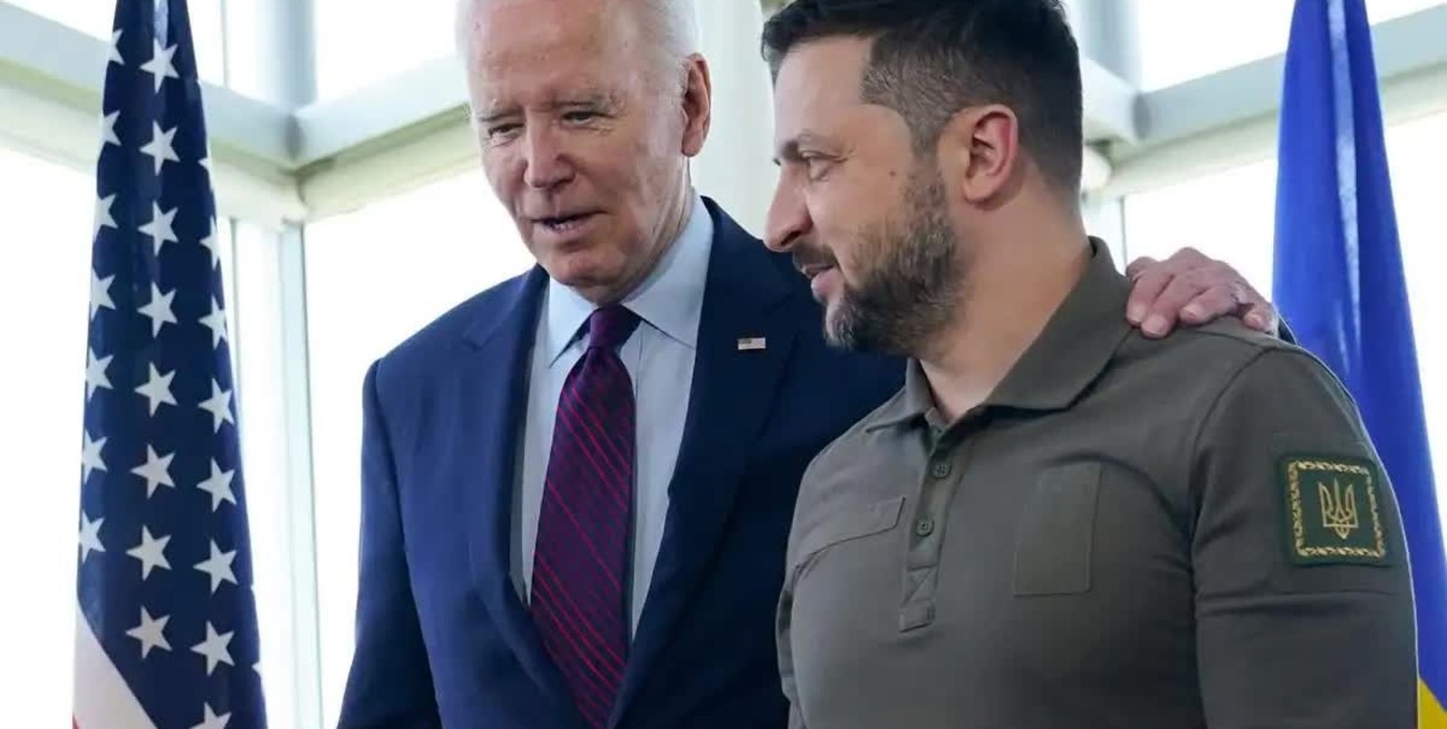 Zelenski celebró la ayuda de Estados Unidos para Ucrania