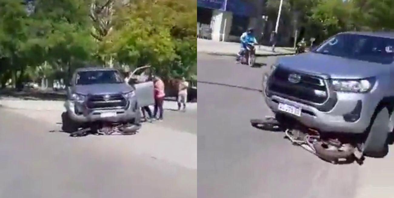 Imputaron por lesiones graves al hombre que atropelló con su camioneta a una motociclista