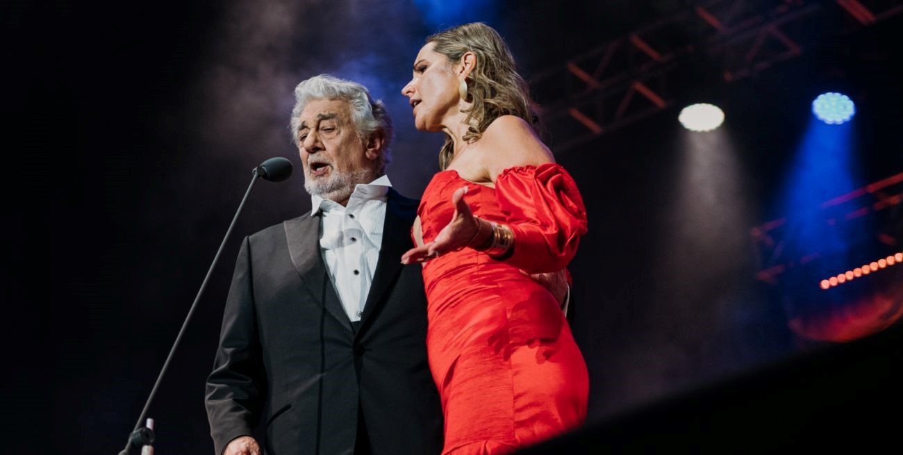 Virginia Tola junto a Plácido Domingo: Gala de Zarzuela en Uruguay