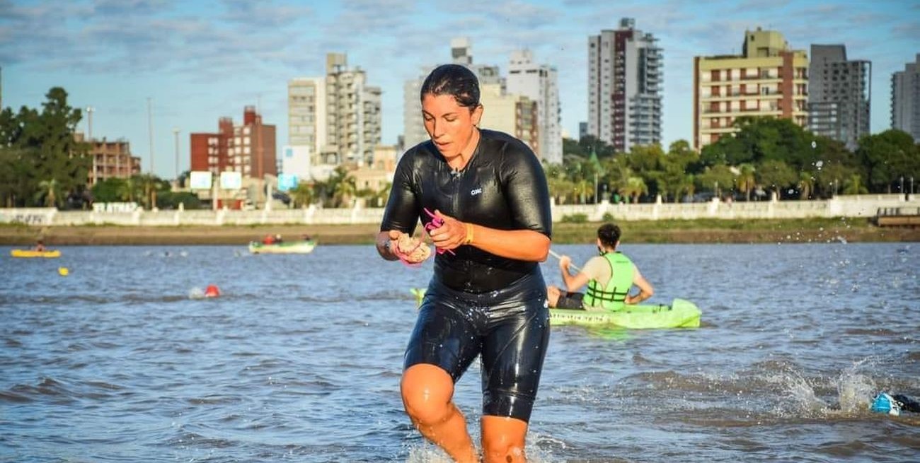La corondina Mercedes Monserrat fue figura en el triatlón de Santa Fe