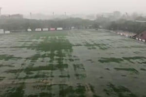 Las condiciones climáticas adversas obligaron a la suspensión de toda la actividad.