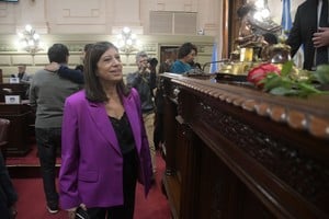 García agradeció el apoyo de sus pares al ratificar su presidencia y trazó los principales ejes de la tarea por delante. Foto: Guillermo Di Salvatore