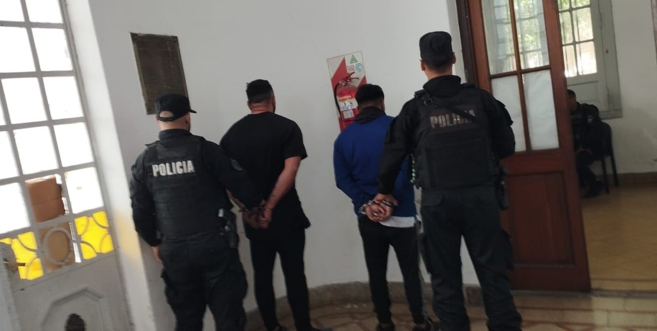 Millonario robo en un comercio y captura de dos delincuentes