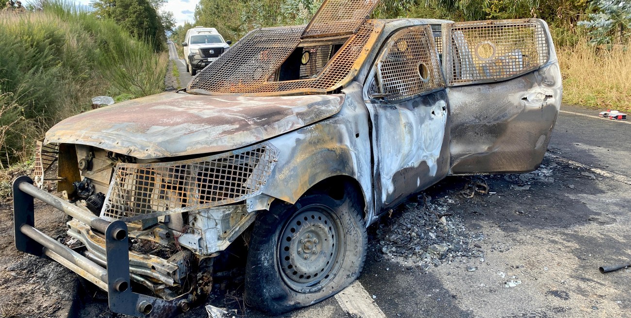 Aparecieron tres cuerpos calcinados de carabineros en Chile