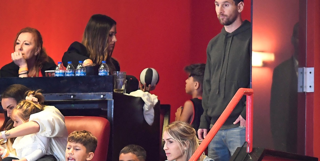 Messi viral: fue a ver un partido de Miami Heat y revolucionó la NBA
