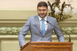 El gobernador abrió el 142° período de sesiones ordinarias de la Legislatura. Crédito: Gobierno de Santa Fe