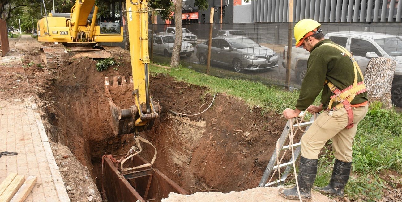 Cuándo estarán reparados los socavones frente a Unión y en Pedro Vittori