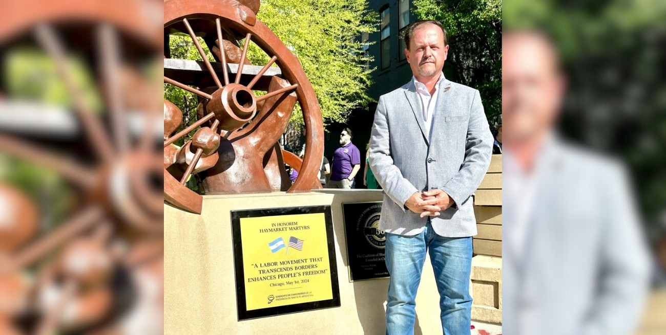 Sindicalismo de Chicago conmemora el 1° de mayo junto a Sergio Aladio