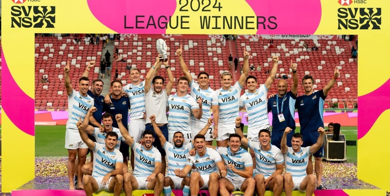 Histórico logro de Los Pumas 7's: lograron el primer puesto de la fase regular