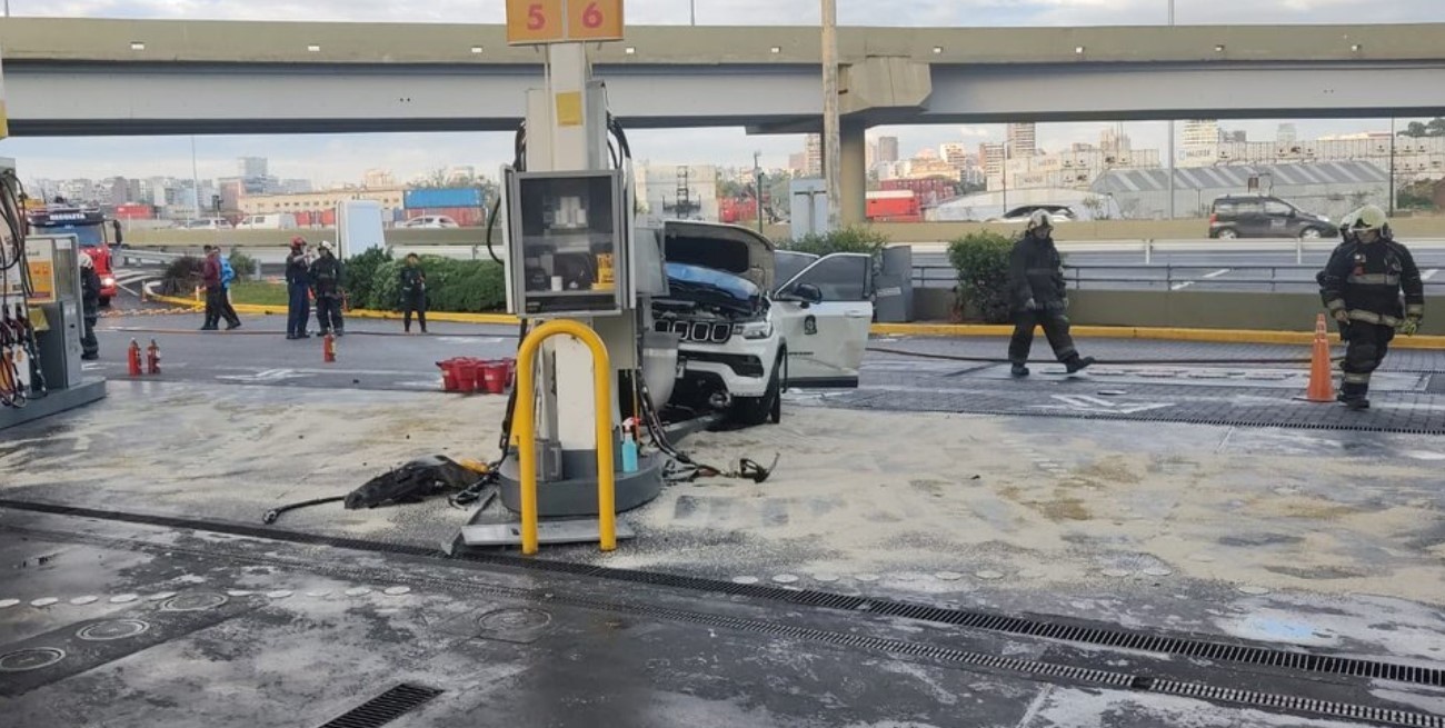 Tiago Palacios salió campeón con Estudiantes y después chocó contra una estación de servicio