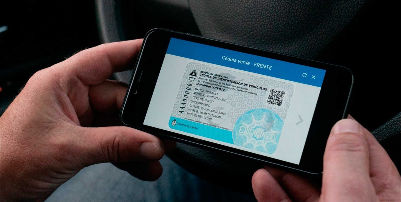 Nueva "cédula azul": cómo es el trámite que se hace a través de la app Mi Argentina