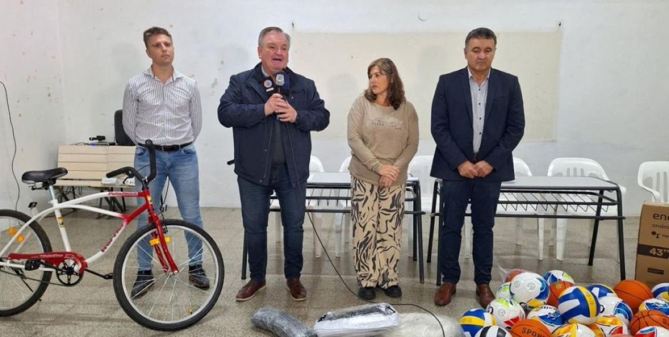 Michlig visitó instituciones de Villa Trinidad, Colonia Bossi y Ambrosetti