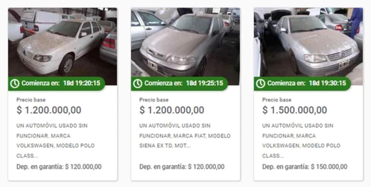 La AFIP subastará parte de su flota de vehículos desde $ 500.000