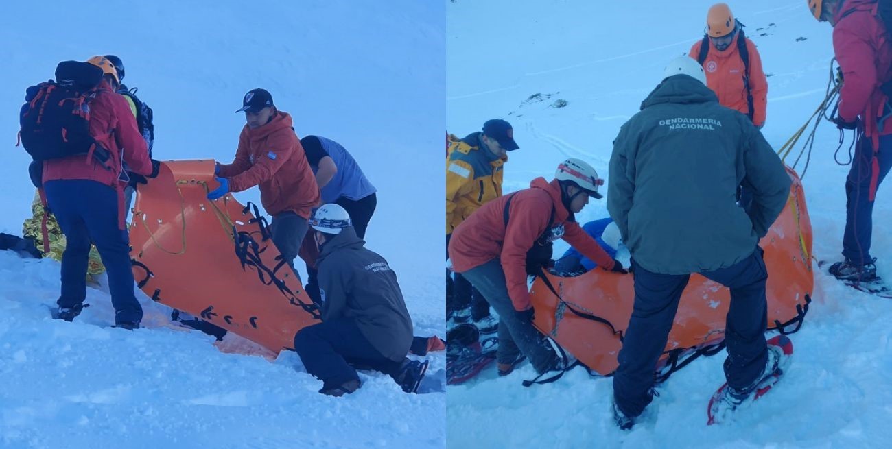 Rescataron en Ushuaia a un joven de 28 años herido en alta montaña