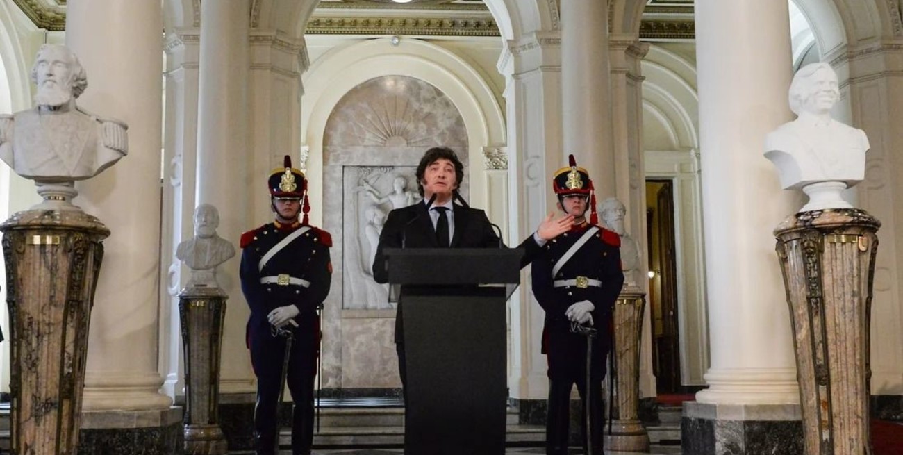 Milei afirmó que "no es desesperante" el Pacto de Mayo