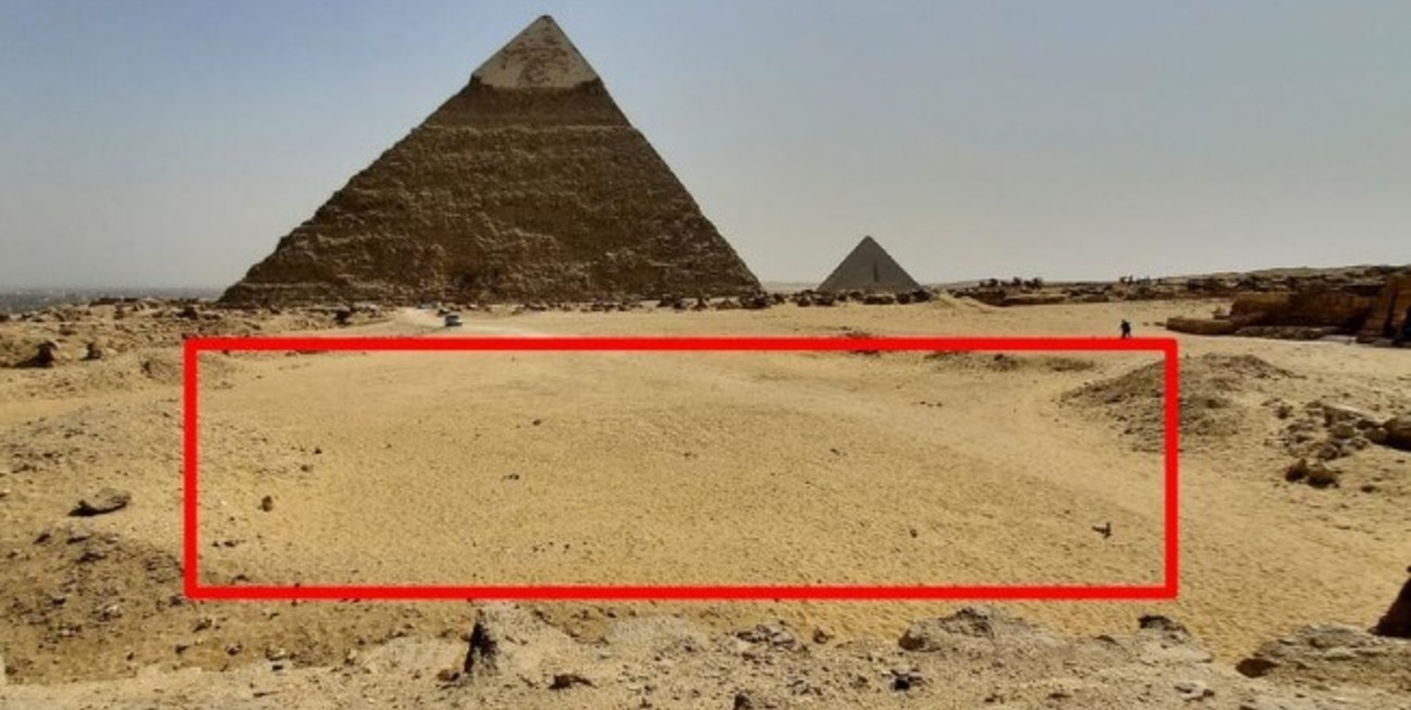 Descubren "anomalía" cerca de las pirámides de Guiza