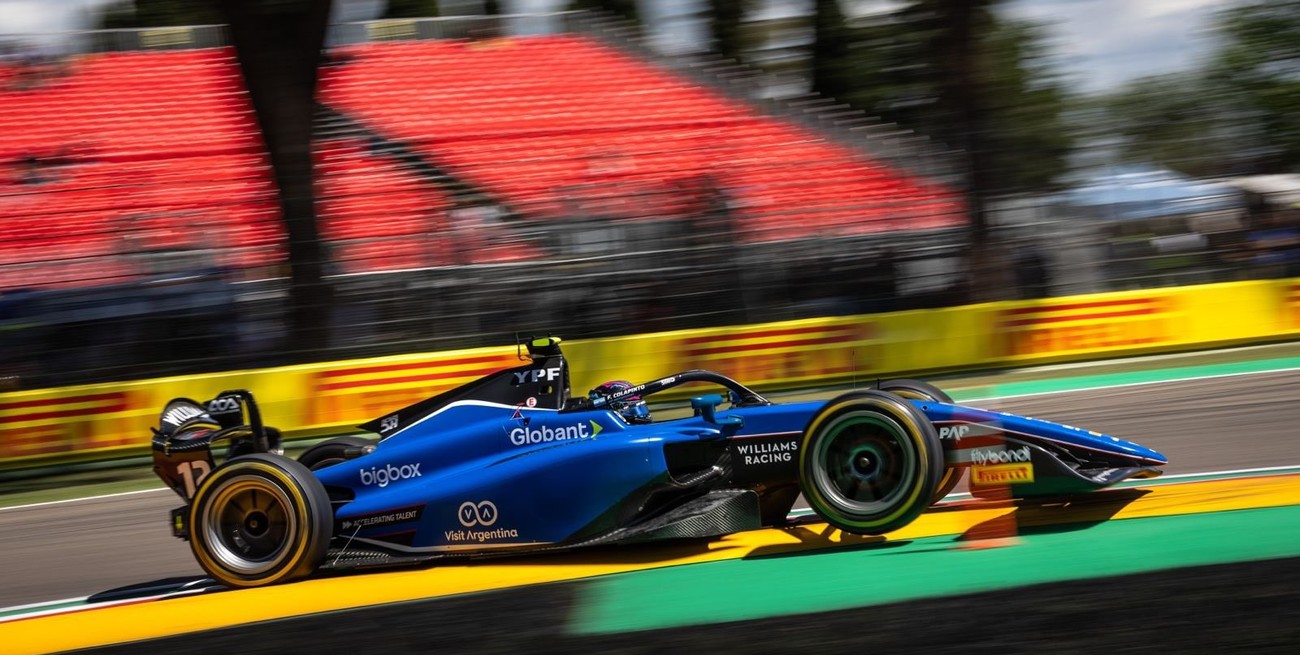 Fórmula 2: el argentino Franco Colapinto largará en la primera fila de la Sprint