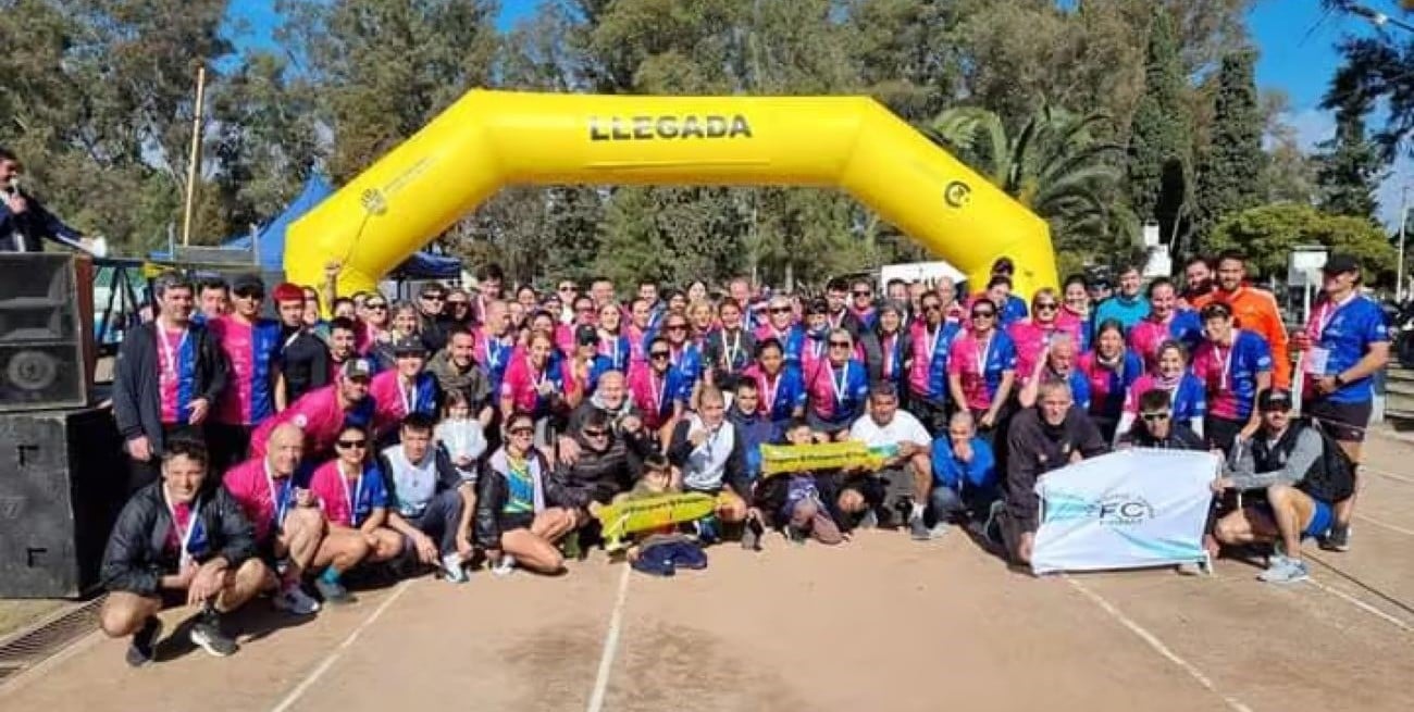 Exitosa maratón en Rufino a beneficio de entidades locales
