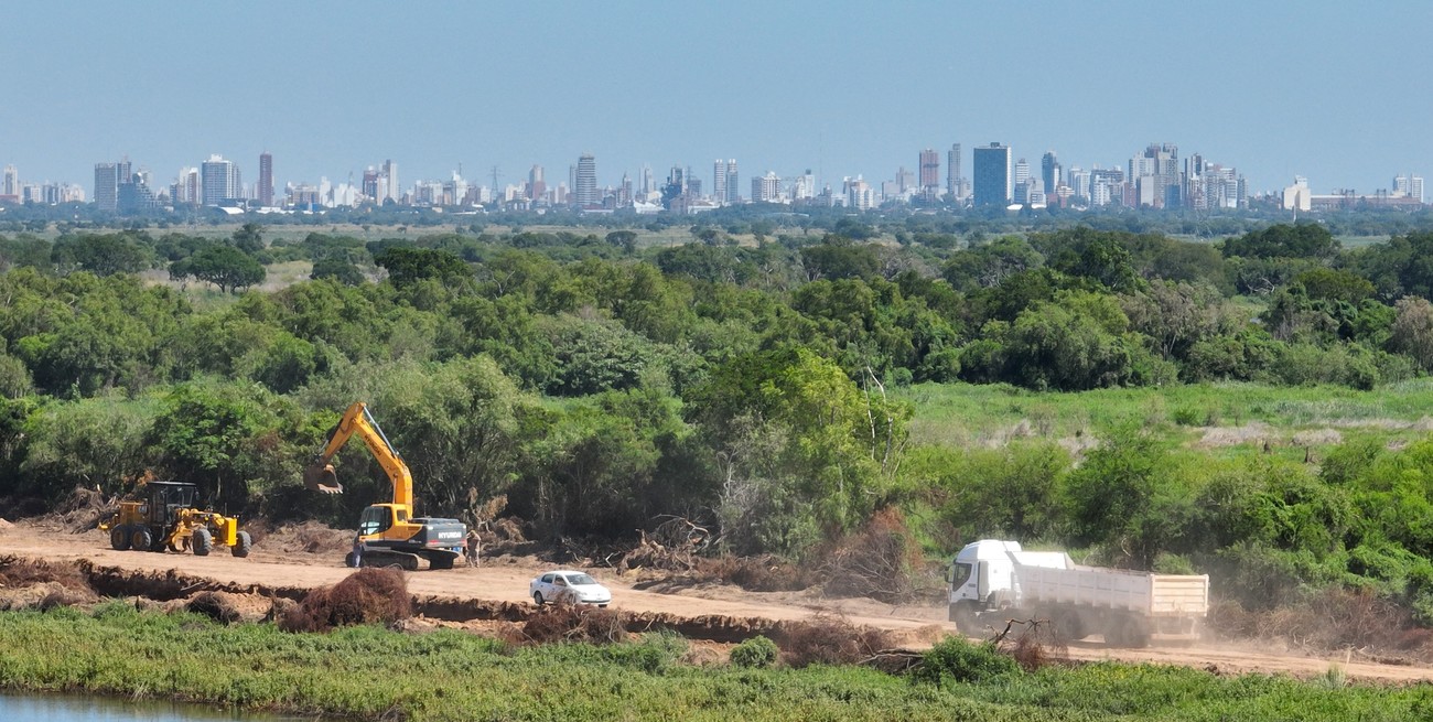 En septiembre terminarían las obras de mantenimiento de defensas del Gran Santa Fe