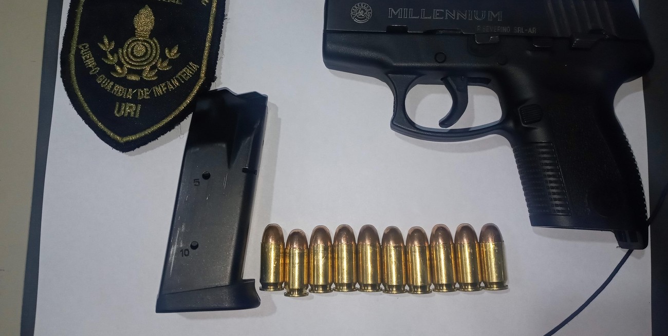 Detuvieron en Alto Verde a un hombre con un "cañón"