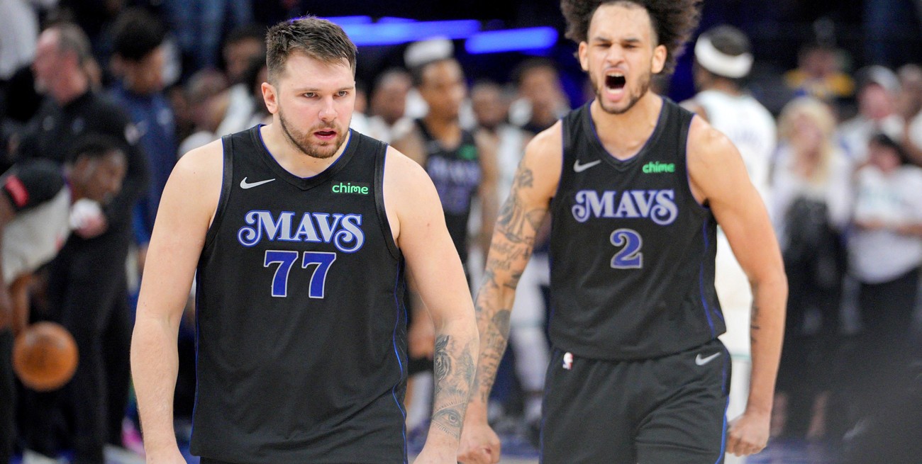 Video: el espectacular triple de Luka Doncic para darle el triunfo a Dallas Mavericks 