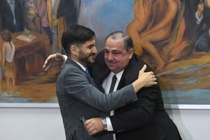 El último jueves, Pullaro visitó a Poletti en el Palacio Municipal. Crédito: Mauricio Garín