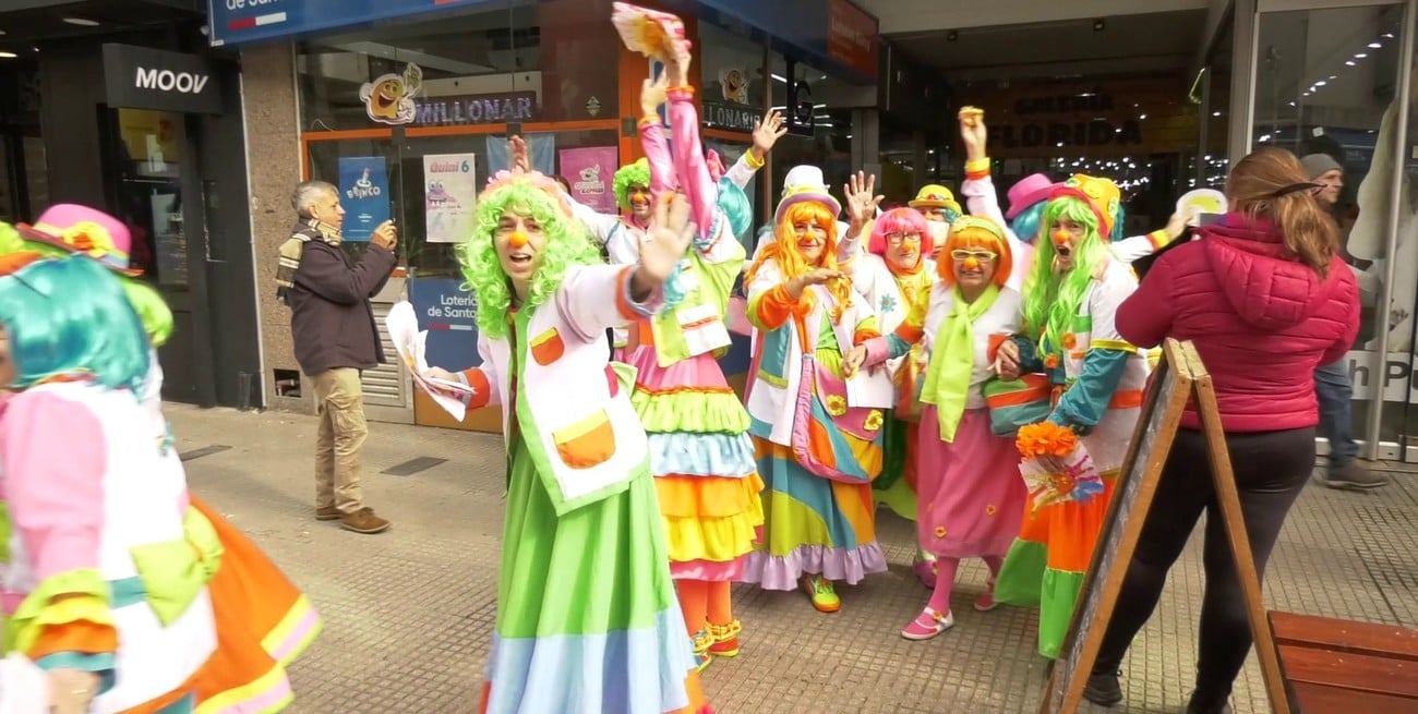 La peatonal santafesina se llenó de color para concientizar sobre la donación de órganos
