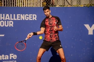 Tomás Farjat fue uno de los argentinos que logró avanzar al main draw. Crédito: AAT | Florencia Agulló