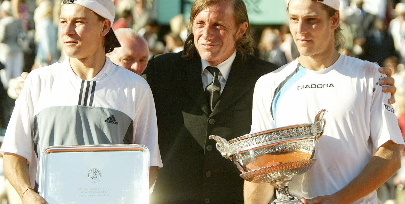 Se cumplen 20 años de la dramática final de Roland Garros entre Gastón Gaudio y Guillermo Coria