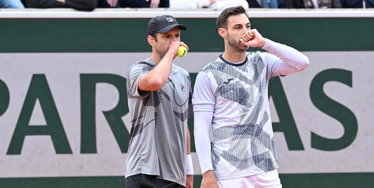El argentino Zeballos se metió en semifinales de dobles en Roland Garros