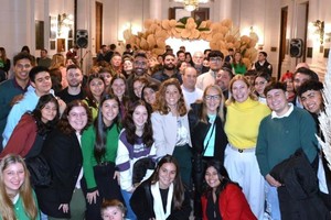 Jornada bicameral en el Hall del Palacio Legislativo