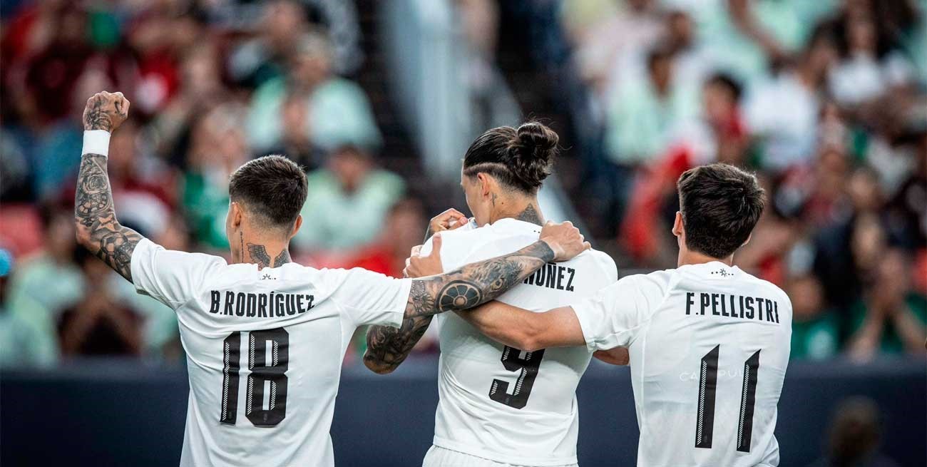 Uruguay vapuleó a México con una paliza que sorprendió a muchos: los goles