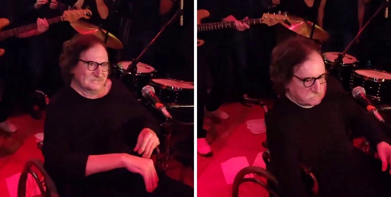 Reapareció Charly García en un show íntimo en un reconocido hotel porteño