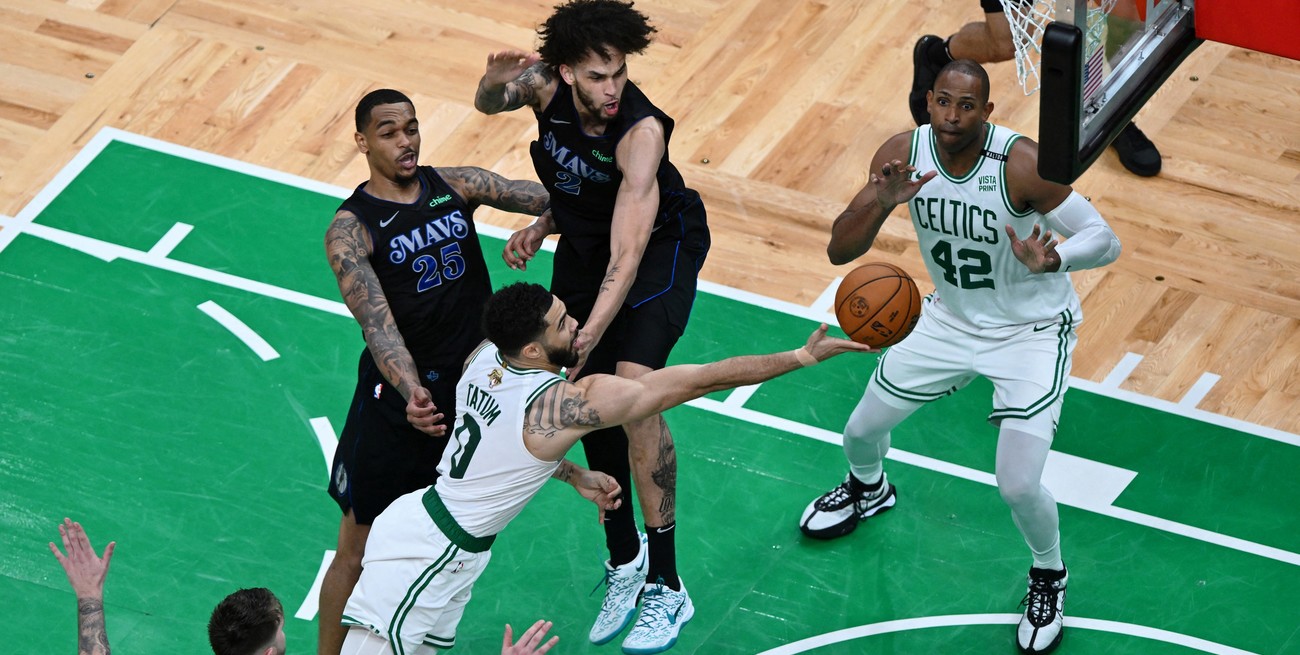 Boston Celtics toma la delantera ante Dallas Mavericks en las finales de la NBA