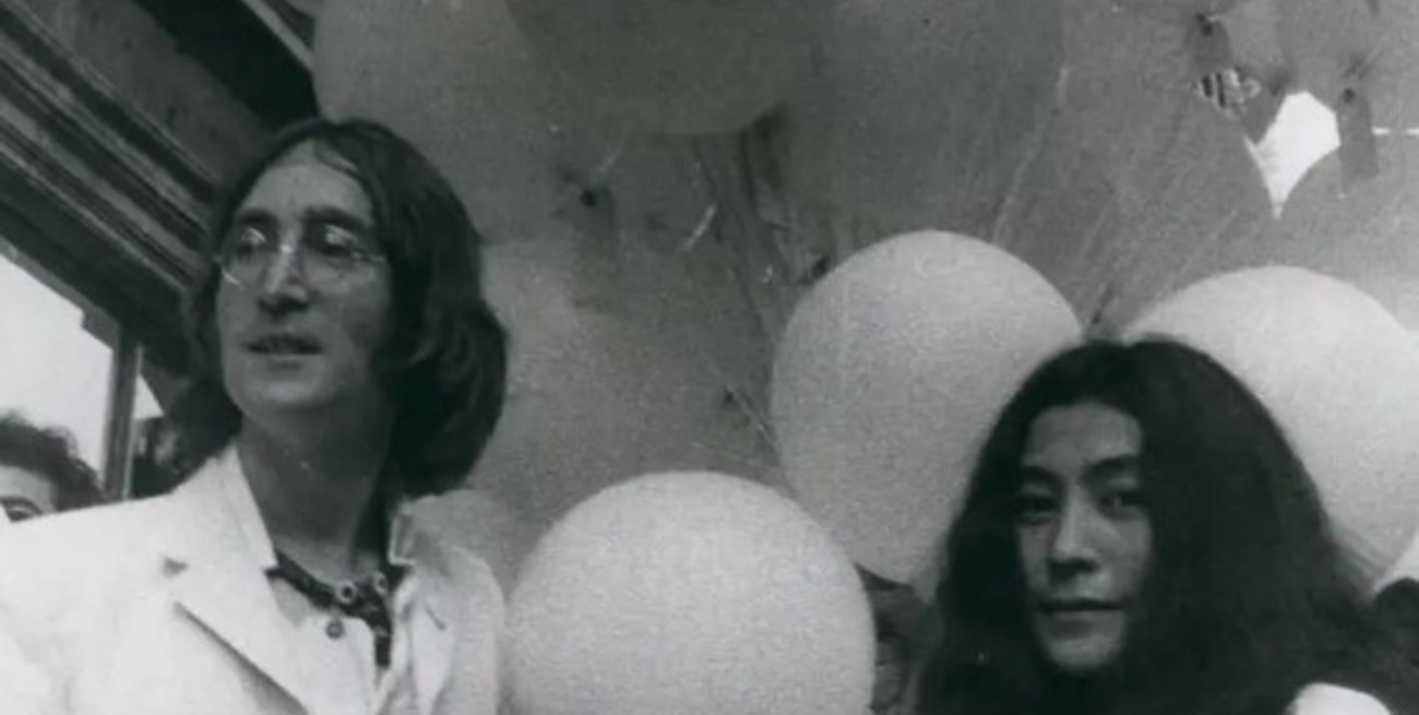 Recuperaron un video inédito de John Lennon y Yoko Ono