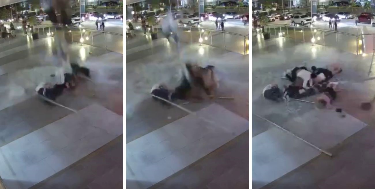 Colapsó la baranda del balcón de un bar en México: hay fallecidos y heridos graves