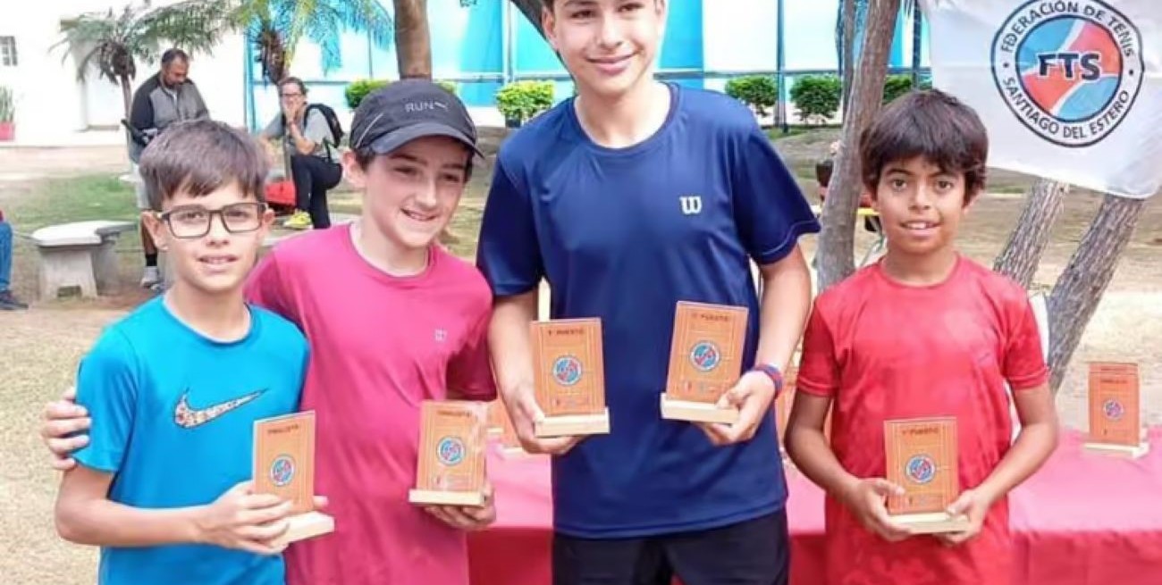 Cinco jugadores de Adelante se clasificaron al Nacional de Tenis de Menores de Salta