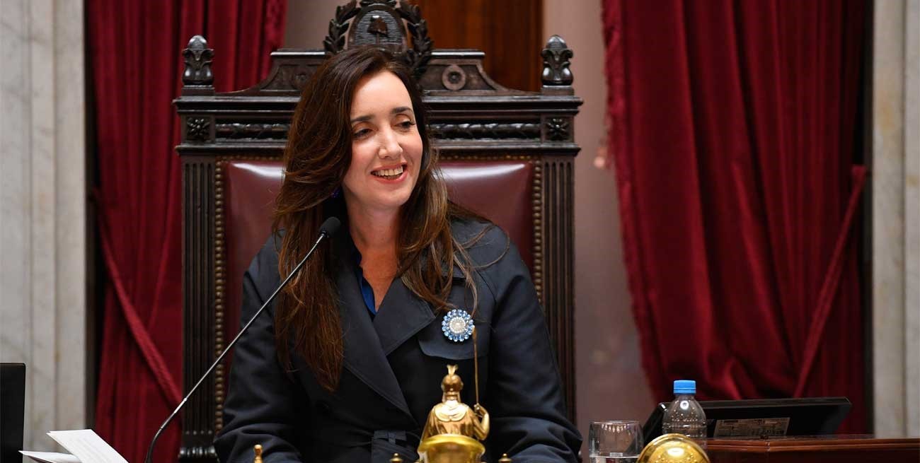 El discurso de Villarruel previo a desempatar en la votación por la ley Bases