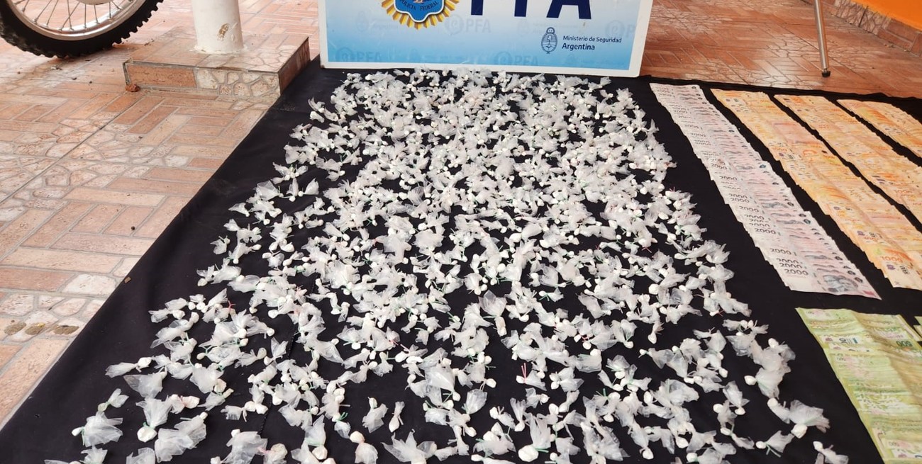 Operativo "limpiando cloacas": secuestraron en Paraná más de 1.000 dosis de cocaína listas para su venta