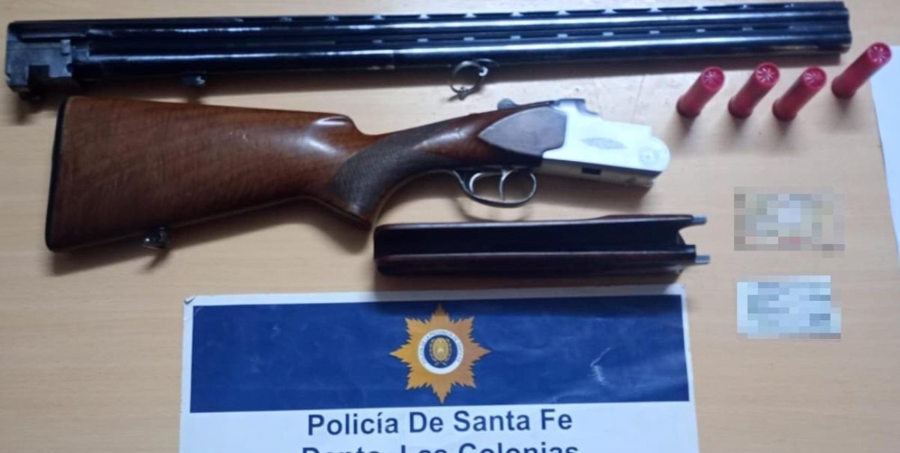 Detuvieron a un violento sujeto con una escopeta de grueso calibre