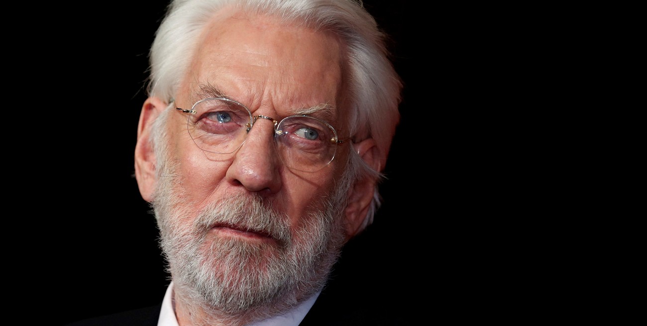 Murió el actor Donald Sutherland, protagonista de "MAS*H" y "Los Juegos del Hambre"