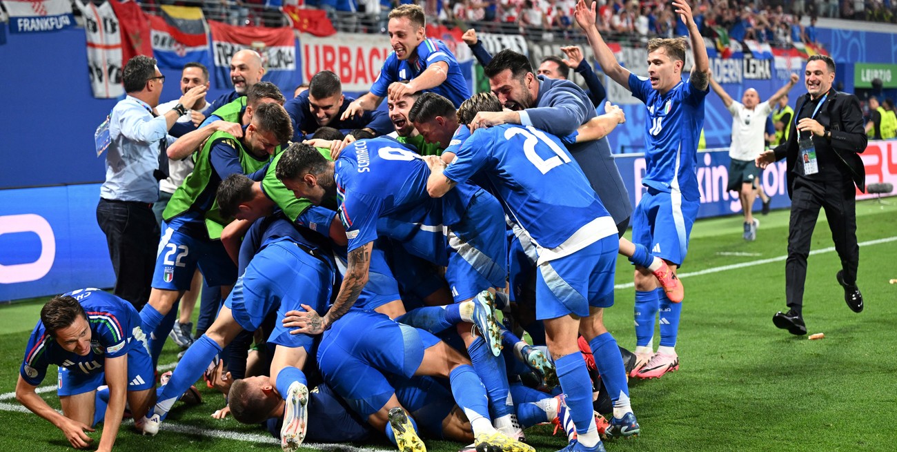 Empate agónico ante Croacia y clasificación a octavos para Italia en la Eurocopa