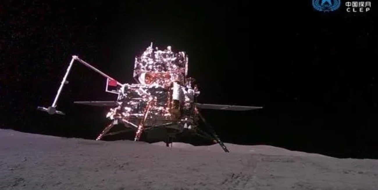 La sonda Chang'e-6 regresó a la Tierra con valiosas muestras de la cara oculta de la Luna