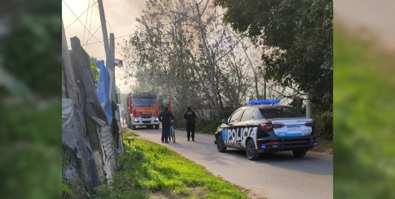 En Varadero Sarsotti: quiso eliminar basura y provocó un incendio