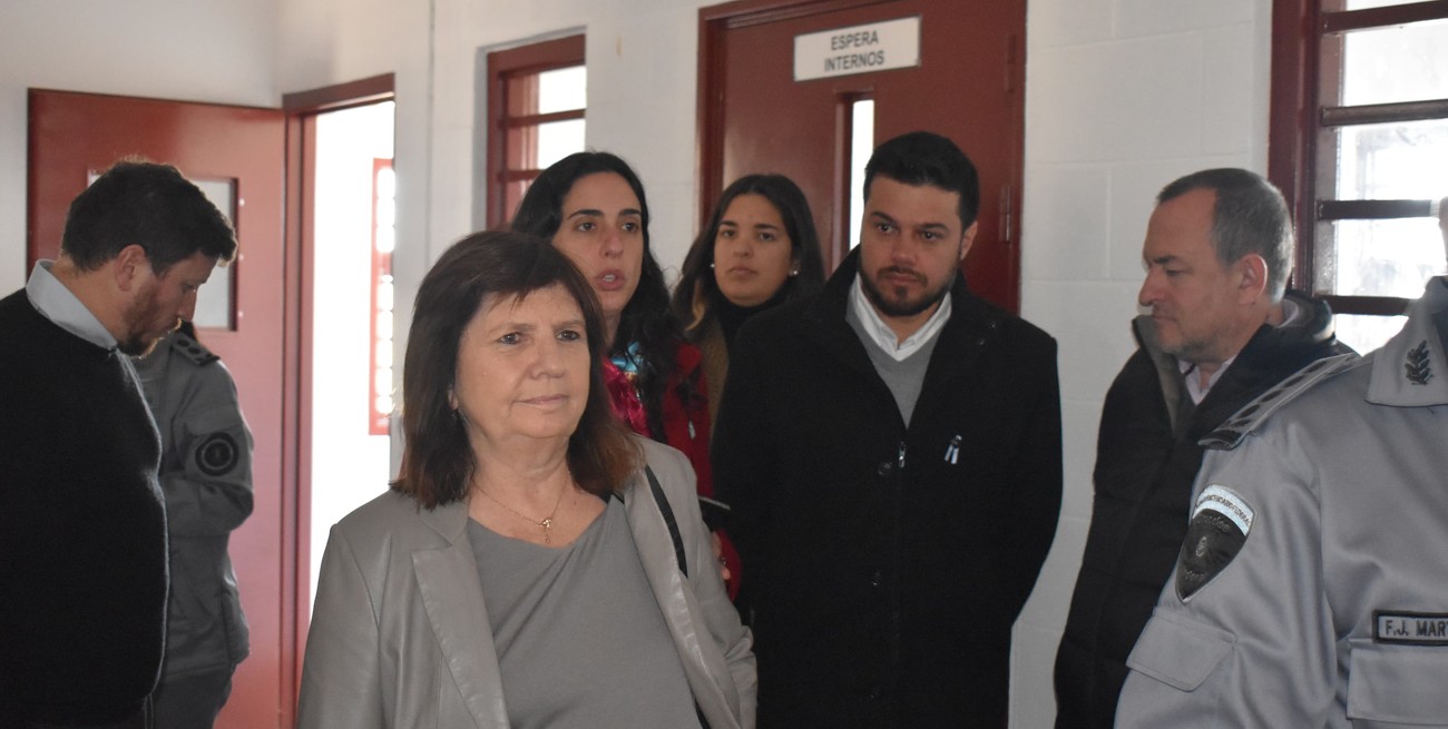 La ministra Bullrich ratificó en Coronda que la Cárcel Federal estará lista en diciembre
